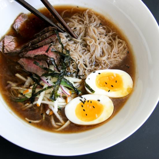 Cold Beef Noodle Soup