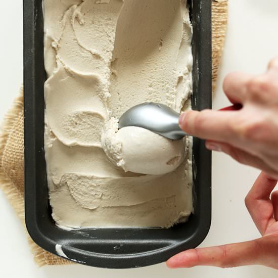 Salted Bourbon Caramel Ice Cream