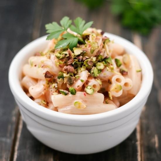 Pasta with Shrimps and Brandy