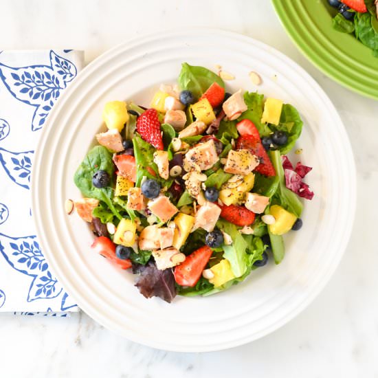 Chicken Strawberry Blueberry Salad