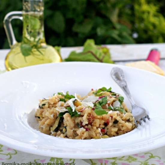Risotto with Beetroot