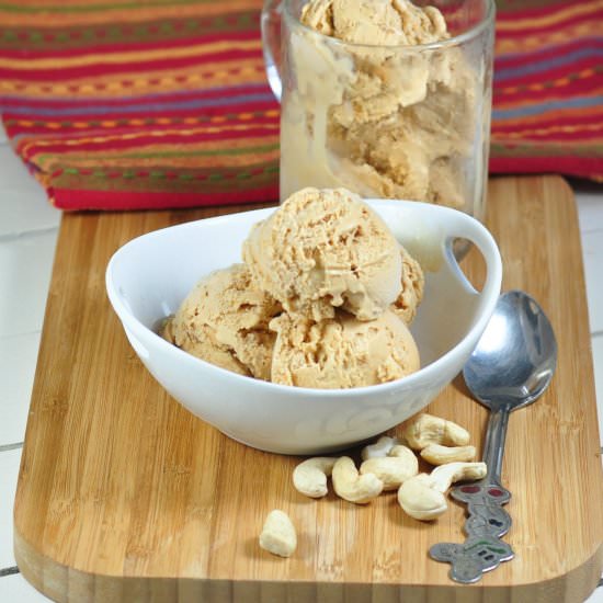 Caramel Cashew Ice Cream