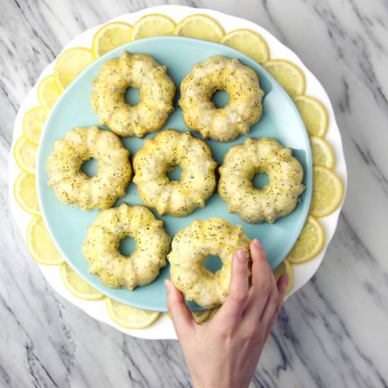 Lemon Poppy Seed Baby Bundts