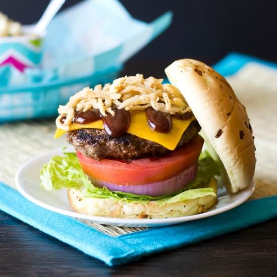 Barbecue Bacon Cheeseburgers