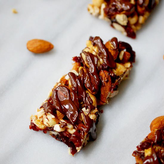 Homemade copycat KIND bars