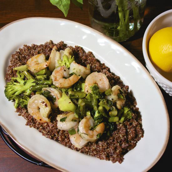 Basil & Shrimp Quinoa