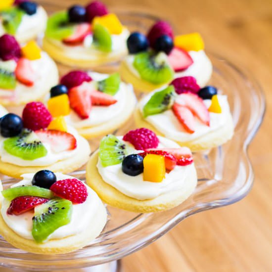 Mini Fruit Pizzas