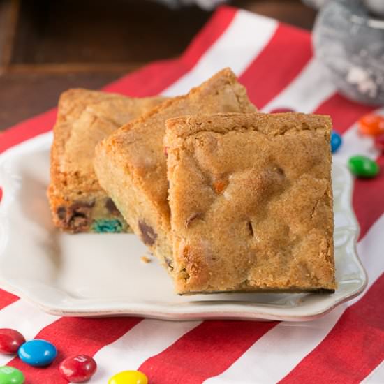 M & M Blondies