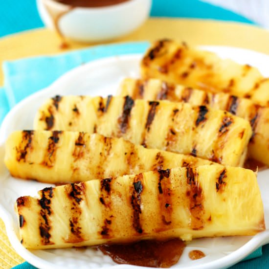 Grilled Pineapple with Drizzle