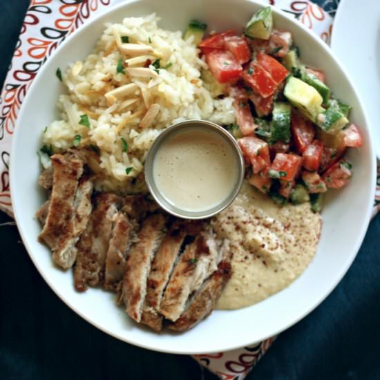 Chicken Shawarma Bowls