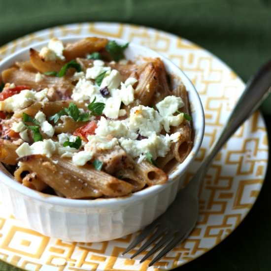 Mediterranean macaroni and cheese