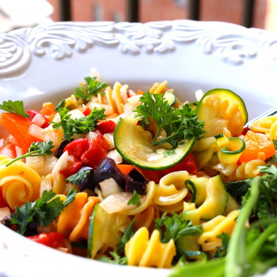 Lightened Italian Pasta Salad