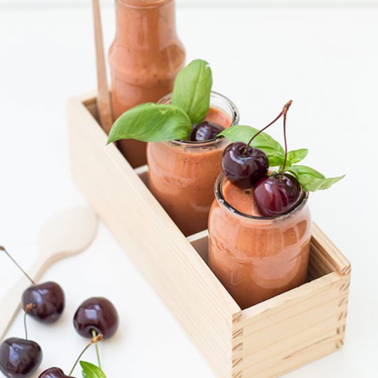 Gazpacho with Cherries
