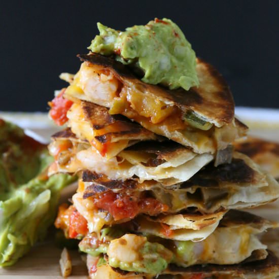 Spicy Shrimp Quesadilla