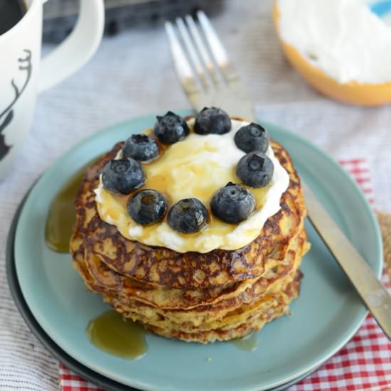 Grain Free Applesauce Pancakes