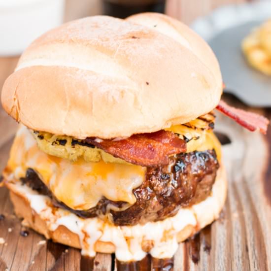 Teriyaki Pina Colada Burger