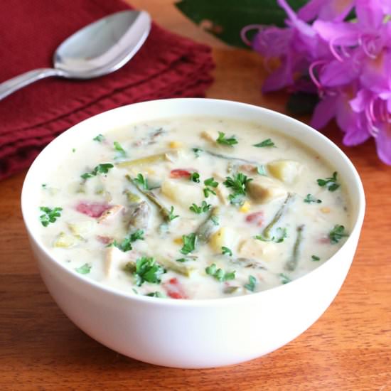 Chicken & Asparagus Chowder
