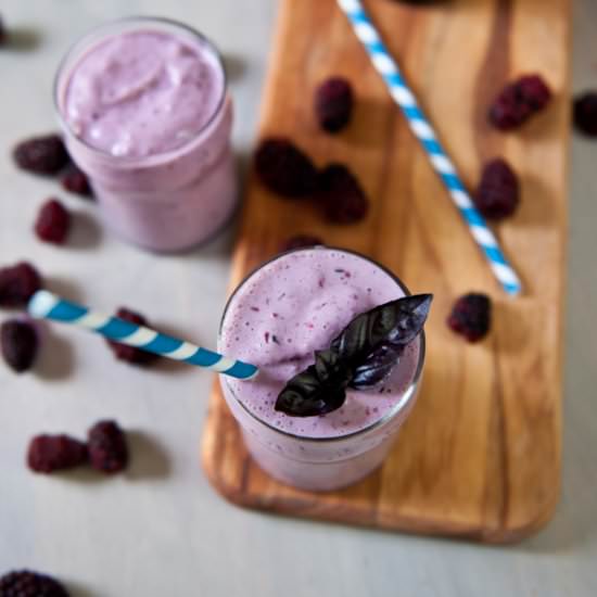 Blackberry Basil Ale Milkshake