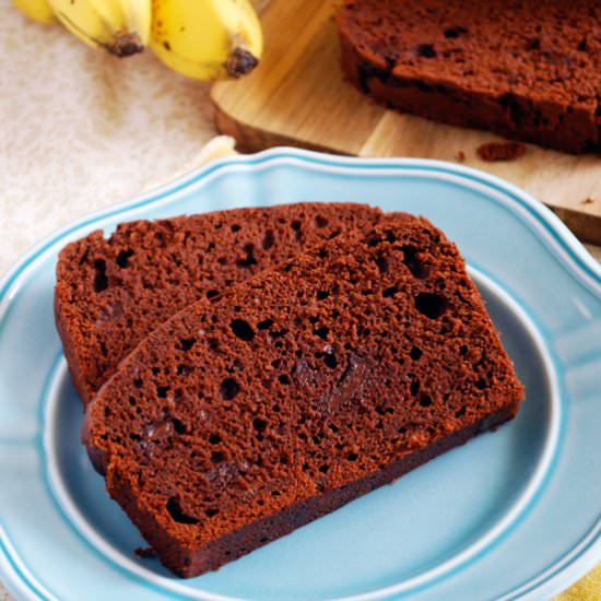 Double Chocolate Banana Bread
