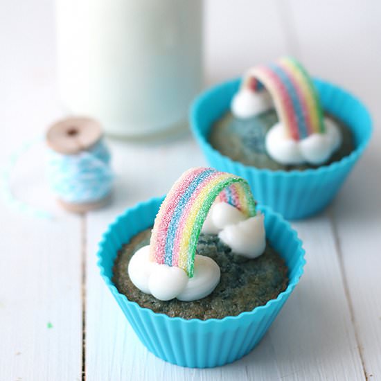 Rainbow Cupcakes