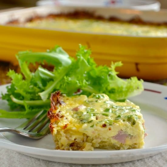 Ham and Cheese Quiche
