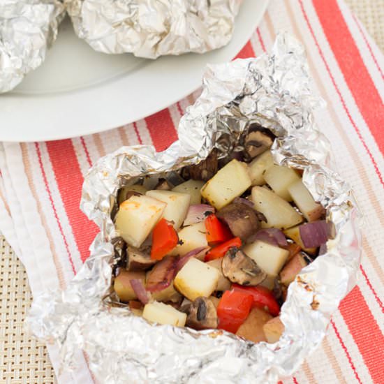 Grilled Veggies in Foil Packets