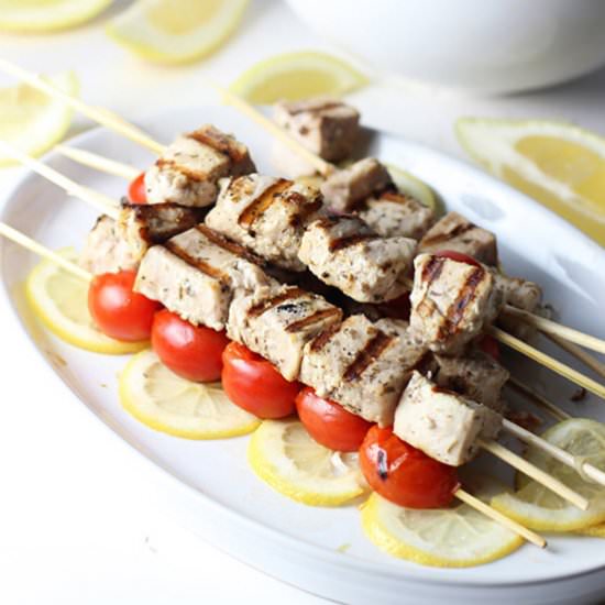 Swordfish Souvlaki