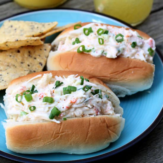 Sriracha Crab Salad Rolls
