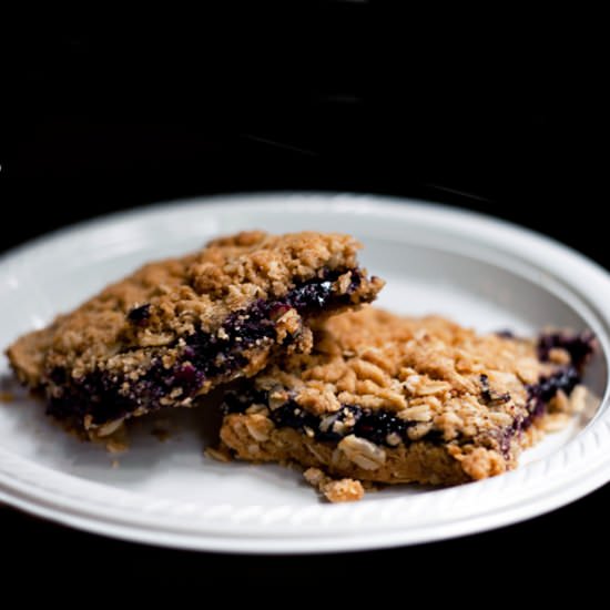Berry Oatmeal Crumble Bars
