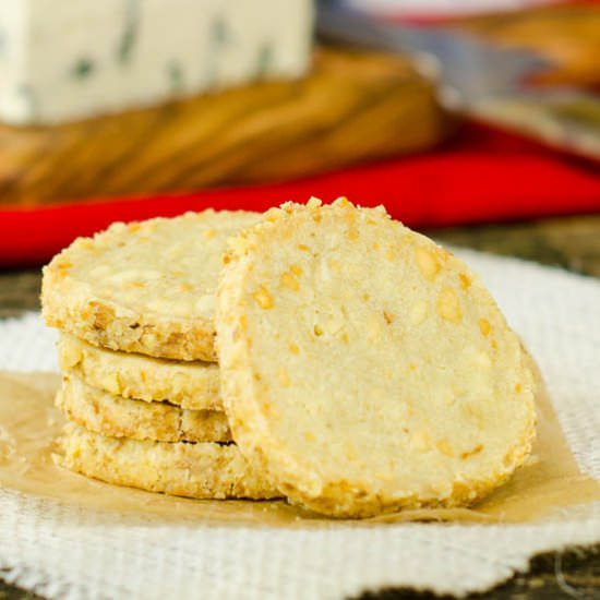 Blue Cheese Shortbread Cookies