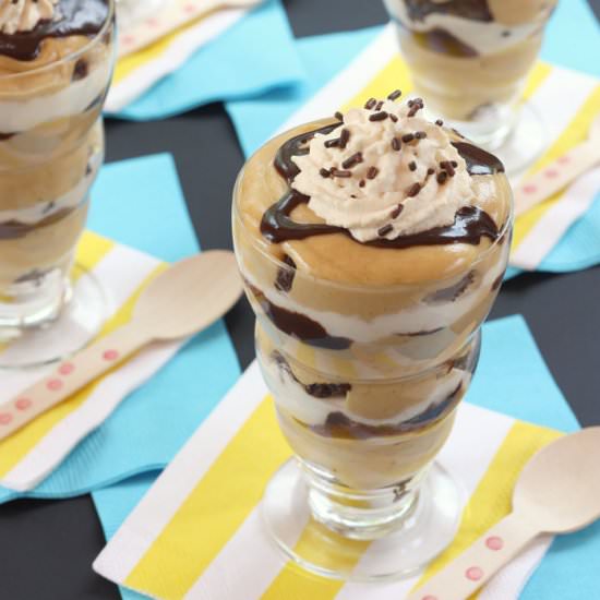 Brownie Peanut Butter Parfaits