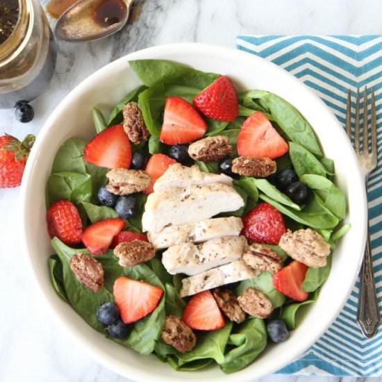 Berry Pecan Chicken Salad