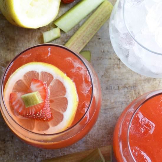 Strawberry Rhubarb Lemonade