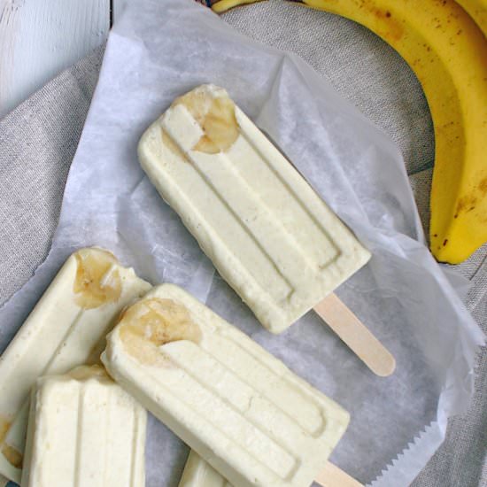 Banana Pudding Pops