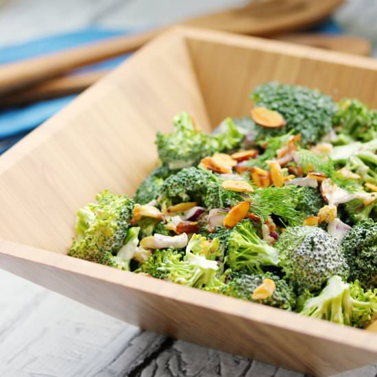 Broccoli Salad with Ranch Dressing