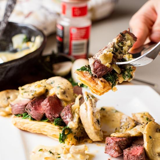 Beef and Puff Pastry