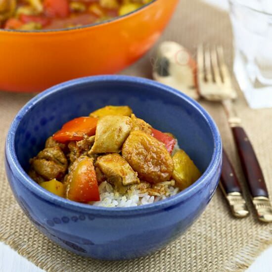 Chicken Apricot Curry