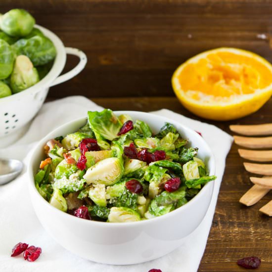 Grilled Brussels Sprouts Salad
