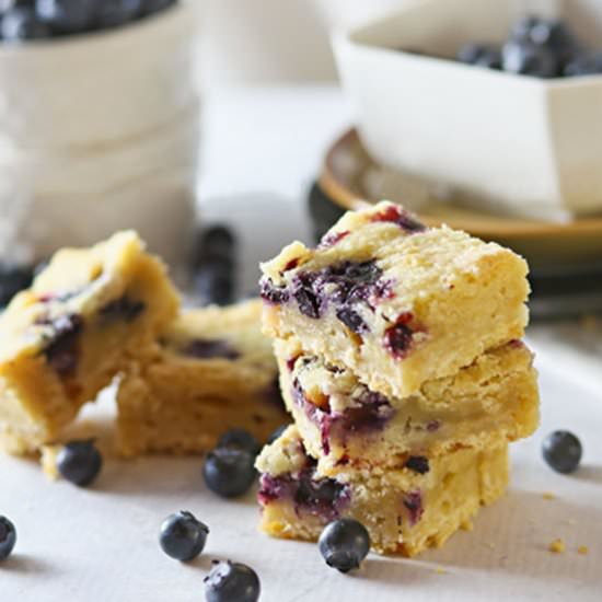 Blueberry Cobbler Bars