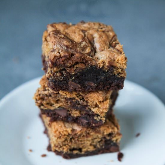 Peanut Butter Cookie Brownies