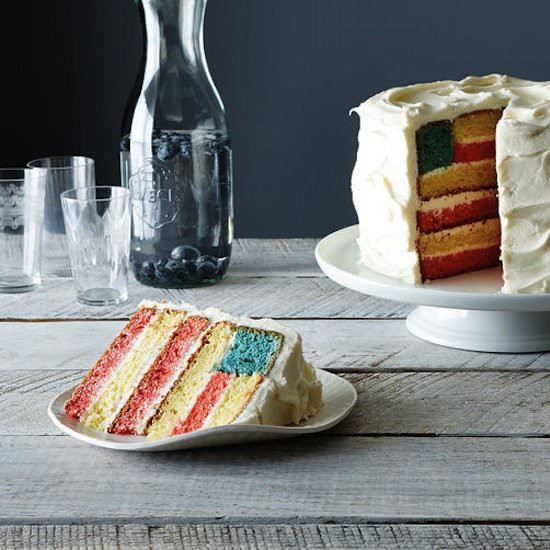 Flag Cake for the 4th of July
