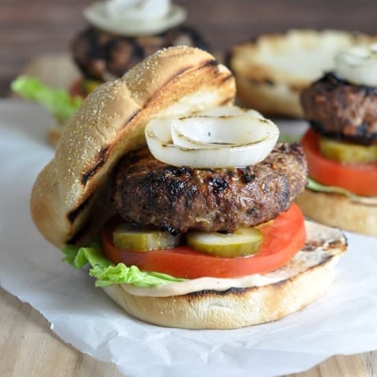 Barbecue Onion Burger