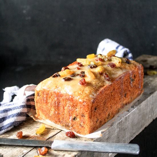 Dried Fruit Tea Cake