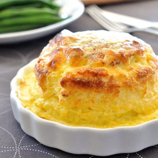 Make Ahead Cheese Souffle