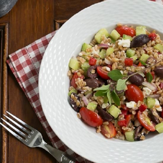Greek Farro Salad