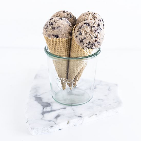 Almond Cocoa Nib Ice Cream