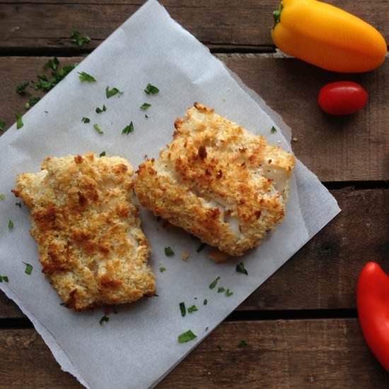 Breaded Cod Loin with Red Quinoa