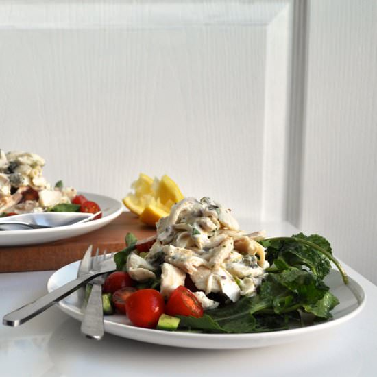 Poached Trout Salad