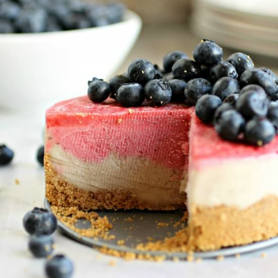 Frozen Banana Berry Cake