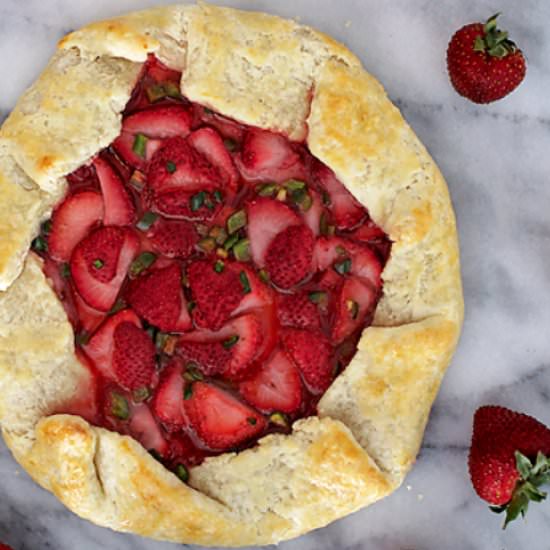 Strawberry Jalapeno Crostata